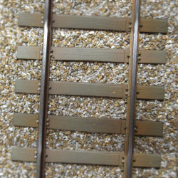 SNCF C75 - 18m_29 traverses -  Pose rigide sans selles 3 tirefonds