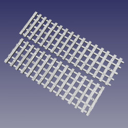 SNCF C75 - 18m_31 traverses - Pose élastique sans selles 3 griffons N1