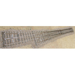 SNCF - Branchement 3 voies GD et DG - Tg 0.13 - 0.13 - modèle 41 - cœur en rails assemblés - Code 60