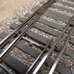 SNCF - Branchement 3 voies GD et DG - Tg 0.13 - 0.13 - modèle 41 - cœur en rails assemblés - Code 60