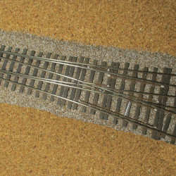 SNCF - Branchement 3 voies GD et DG - Tg 0.13 - 0.13 - modèle 41 - cœur en rails assemblés - Code 60