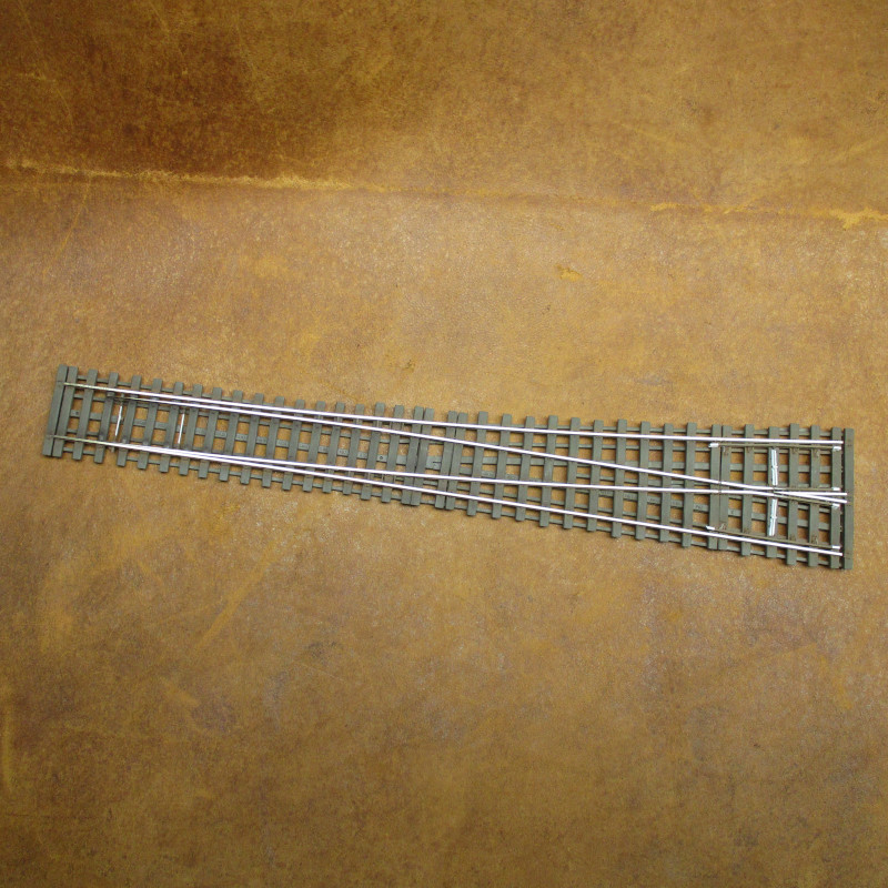 SNCF - Tg 0.13 Extra-court - modèle 61- Branchement 2 voies  - cœur en rails assemblés - Code 60