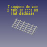 PO - 38 Kg - Voie de 5,5 m - avec rails en code 60