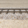 PO - 38 Kg - Voie de 22 m sur 24 traverses - Avec rails en code 60