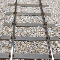 PO - 38 Kg - Voie de 22 m sur 24 traverses - Avec rails en code 60