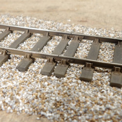 PO - 42 Kg - Voie de 11 m sur 18 traverses - Avec rails en code 60