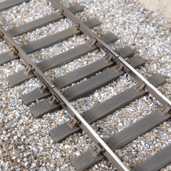 PO - 42 Kg - Voie de 11 m sur 18 traverses - Avec rails en code 60
