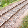 PO - 38/42 Kg - Voie de 16,5 m sur 22 traverses - A joints décalés - Avec rails en code 60