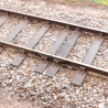 PO - 42 Kg - Voie de 16,5 m sur 24 ou 27 traverses - Avec rails en code 60