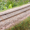 PO - 42 Kg - Voie de 16,5 m sur 25 ou 28 traverses - A joints décalés - Avec rails en code 60