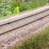 PO - 42 Kg - Voie de 16,5 m sur 25 ou 28 traverses - A joints décalés - Avec rails en code 60