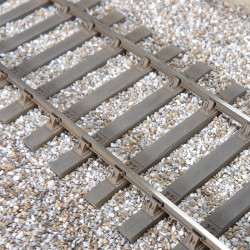 PO - 42 Kg - Voie de 22 m sur 28 ou 32 traverses - Avec rails en code 60