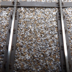 Longrine PO pour pont métallique ou fosse - Pour rail code 60