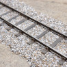 Voie Metrique DC (double-champignon) 8 m - 10 traverses - avec rails code 60