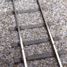 Voie Metrique DC (double-champignon) 8 m - 10 traverses - avec rails code 60