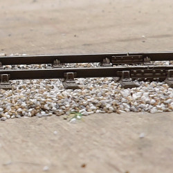 Voie Metrique DC (double-champignon) 8 m - 10 traverses - avec rails code 60