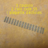 Voie métrique - 12m - 16 traverses avec ou sans selles - avec rails code 55