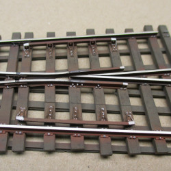 SNCF - Tg 0.167 - modèle 61- Branchement 2 voies - cœur en rails assemblés - Code 75