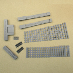 SNCF - Tg 0.167 - modèle 61- Branchement 2 voies - cœur en rails assemblés - Code 75